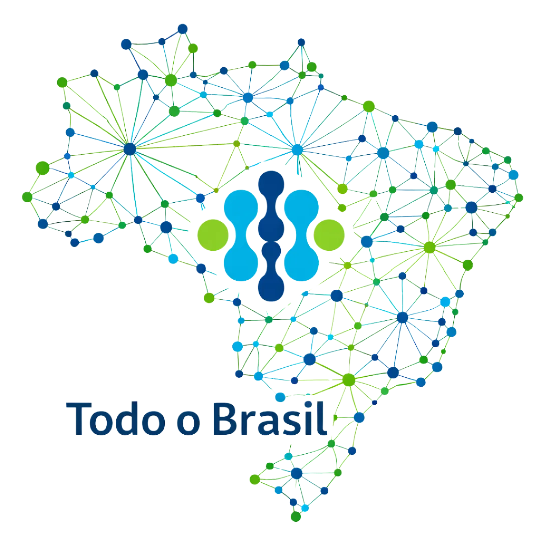 Mapa das regiões de distribuição da BS Diagnóstica